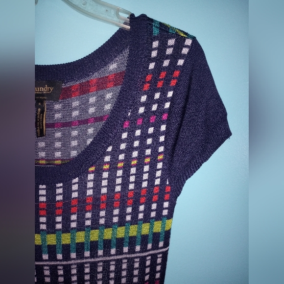 Laundry by Shelli Segal multi colored form fitting  knit dress in size Small - Picture 8 of 10